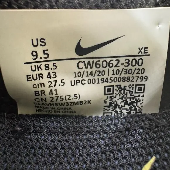 Nike Air Zoom Terra Kiger 7 Women 9.5 Limelight Laser Blue Trail Run CW6062-300 - Picture 6 of 11